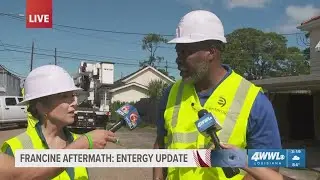 Entergy New Orleans gives update on power restoration