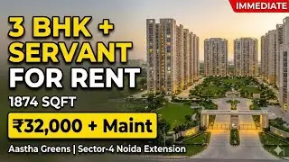 Aastha Greens Sector-4 | Full Society Tour + Premium Rental Flats | Noida Extension