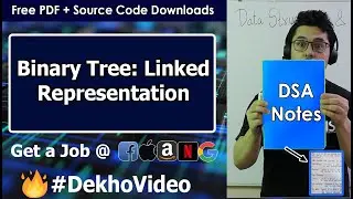 Linked Representation Of Binary Tree in C