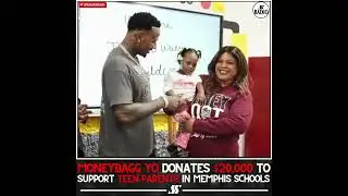 MONEYBAGG YO PLEDGES $20,000 TO MSCS YOUTH ADVOCACY PROGRAM IN SUPPORT OF TEEN PARENTS!!!