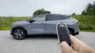 Keyfob in the Nissan Ariya (and how to set up different features)