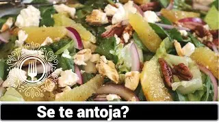 Ensalada de Espinacas y Naranja Para Tu Cena de Navidad