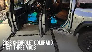 First 3 mods to my 2023 Chevrolet Colorado Trail Boss