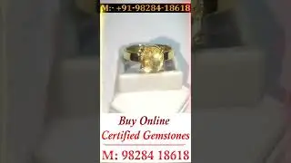 Buy Online Yellow Sapphire (Pukhraj) Gemsotne