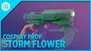 3D Printed #RWBY Stormflower - NeoPixel Cosplay Props!