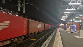 C509 504  BRM002  506  going  thru   Penrith   Station in   April   2025