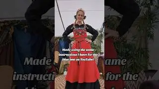 New Norse / Viking apron dress for the themed weekend at Washington Renaissance Faire!