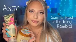 Asmr Summer Haul & Wedding Ramble!💍👰🏼&zwj;♀️