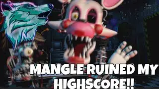 Mangle ruined my highscore at 5AM! - Fnaf ucn