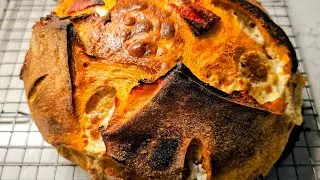 Making Pepperoni Pizza Sourdough bread 