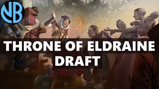 THRONE OF ELDRAINE DRAFT!!! UNDEFEATED WITH BEST PACK OPENING EVER?!?