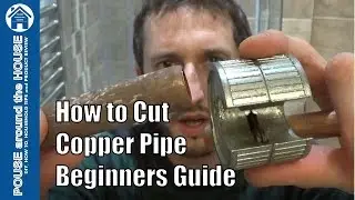 How to cut copper pipe with Rothenberger pipeslice. Cutting copper with pipe cutter.