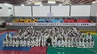 UJIAN kenaikan Tingkat Taekwondo 11 Jan 2026