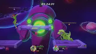 Nickelodeon All-Star Brawl April vs Reptar