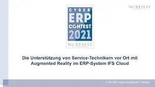 Die Unterst&uuml;tzung von Service-Technikern vor Ort mit Augmented Reality im ERP-System IFS Cloud