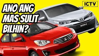 Mirage vs Vios - Ano ang mas sulit bilhin