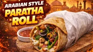 Arabian Style Paratha Roll | Itna Lazeez Ke Aik Baar Kha Kar Bhool Na Paoge 🤤🔥