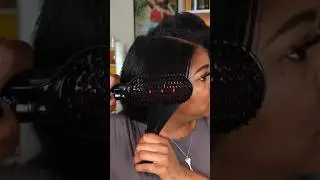 How to Flat Iron Thick Black Hair #flatiron #straightening #naturalhairjourney #hairstyles