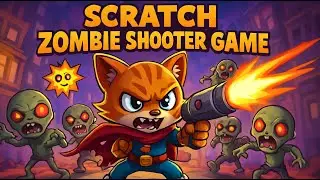 Scratch Tutorial | How to Make a Zombie Shooter Game in Scratch 3.0 | #scratch #ScratchTutorial