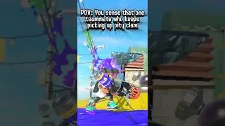 Every time we are at a Disadvantage too 💀 #Splatoon #Splatoon3 #clamblitz