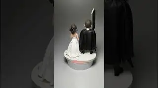 Custom Wedding Cake Topper #wedding #weddingcakeideas #shortsvideo #couple #handmadegifts #figurine