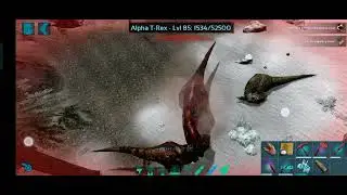 ARK mobile Special hunt Alpha T-rex