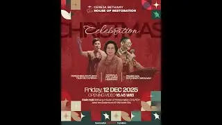 IBADAH PERAYAAN NATAL | BETHANY HOUSE OF RESTORATION KEDIRI | 12 DESEMBER 2025