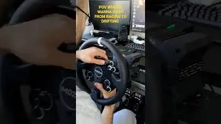 POV WHEN YOU WANT TO SWAP FROM RACING TO DRIFTING #shorts #ucxtsane #directdrive #drift #moza #ucxt