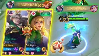 ALUCARD X FLORYN PAW POWER COUPLE DUO!! | UNSTOPPABLE POWER COUPLE❤ & BRUTAL ONE HIT BUILD!! | MLBB