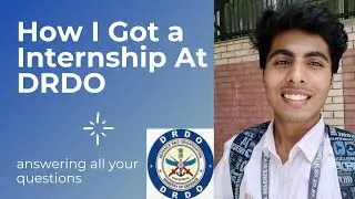 How I got Internship at DRDO #internship #drdo #college #video #youtube #share #students #trending