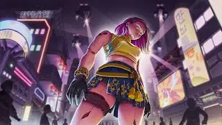 Cyberpunk Girl - Speed Painting