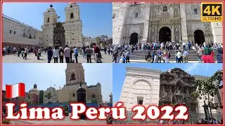 Recorrido 🚶 por las 7 Iglesias en el CENTRO DE LIMA en Jueves Santo | Abril 2022 | LIMA PERÚ 🇵🇪