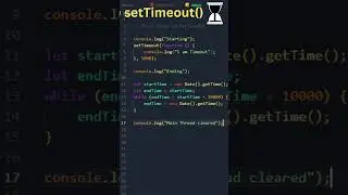 We can't Trust the setTimeOut() in JavaScript #js #tips #tricks #html #css