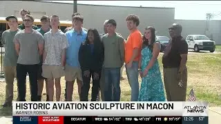 Students create historic aviation sculpture in Macon