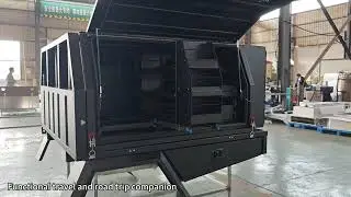 Aluminum ute tray and canopy with sink