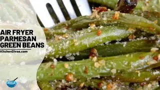 BEST GREEN BEAN RECIPE EVER!! Air Fryer Parmesan Green Beans
