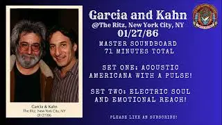 Jerry Garcia & John Kahn &ndash; Live at The Ritz &ndash; 01/27/86 &ndash; Master Soundboard [HD Audio]
