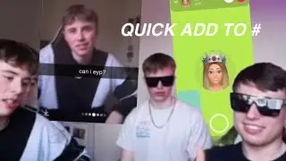 SNAPCHAT QUICK ADD TO NUMBER SPEEDRUN | Certified #cerifiedszn