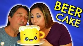 Cake Art! Learn How to make KAWAII Beer Mug Cake!