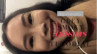 Grey Smoky Eyes & Glossy Lips | graceactually