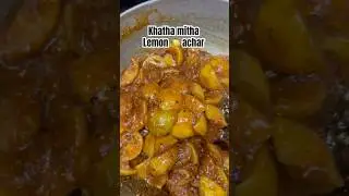Khata mitha lemon achar #song #love #viral #food #viralfood #recipe #cooking #achar #youtube #shorts