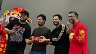Bilingual CNY Celebration with Emcee Raveen | Tamil-English Dormitory Festive Bash
