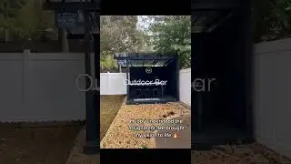 #DIY outdoor bar & grill  (FYI our neighbors are cool) #grilling #outdoorbar #exteriordesign