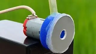 Как сделать мощный и удивительный водяной насос своими руками #сделайсам #эксперимент #fixperimen...