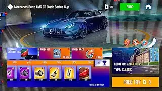 Mercedes-Benz AMG GT Black Series 🏆 [ Free Try ] Asphalt 8 Azure Coast Cup 🎮