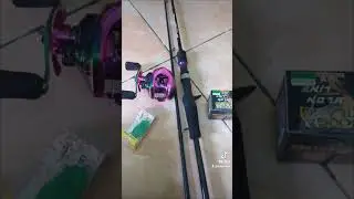 Sougayilang set bc rod 5-10 LB Reel SS 200-L Harga murah meriah, cukup untuk mancing harian ringan.