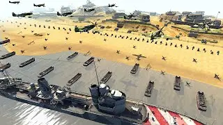 The Most Brutal D-DAY Beach Defense Ever Invaded...
