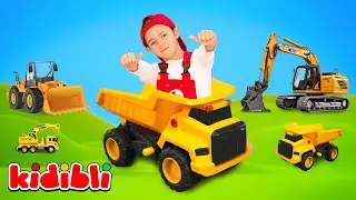 Grues G&eacute;antes : Construction pour Enfants 🚧 Apprends avec les Camions de Chantier | Kidibli