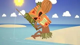 Tiki Man Island - The Rain Dance - Little Tiki Man - Titus Toons Cartoon #29