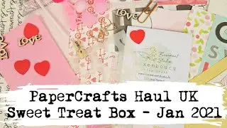 Craft Supplies Haul | Paper pen and Plan | Sweet Treat Box